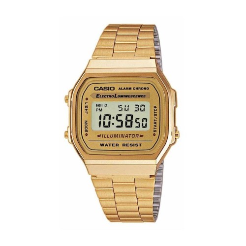 CASIO Vintage Ρολόι Χρυσό με Μεταλλικό Μπρασελέ και Χρυσό Καντράν