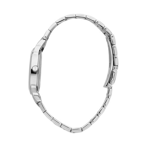 TRUSSARDI T-Bent Crystals Ρολόι Ασημί με Μεταλλικό Μπρασελέ και Ασημί Καντράν