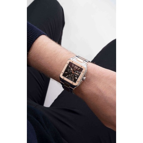 GC Couture Square Z08001G2MF Ανδρικό Ρολόι Quartz Χρονογράφος Ακριβείας