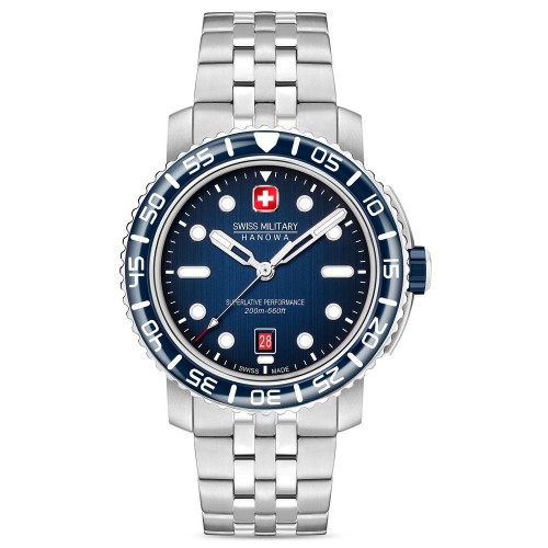 Ρολόι Ανδρικό Swiss Military Hanowa Black Marlin SMWGH0001703