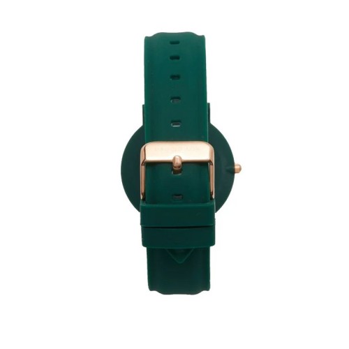 U.S. POLO ASSN. Lucy Crystal Ρολόι Πράσινο με Λουράκι από Καουτσούκ και Πράσινο Καντράν