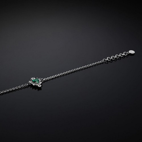 CHIARA FERRAGNI EMERALD J19AWJ19 Ασημένιο Βραχιόλι Με Πράσινη Πέτρα