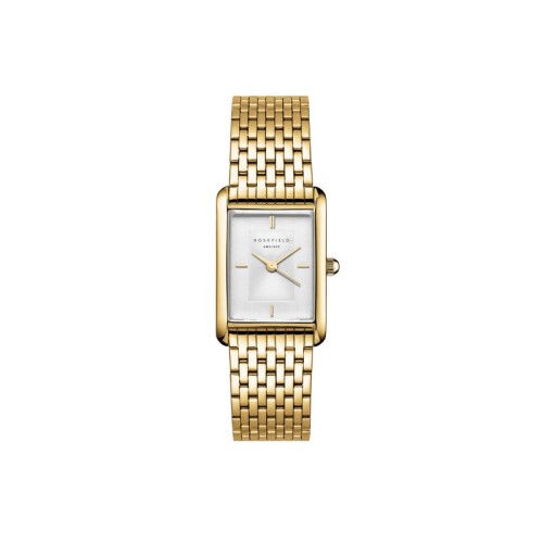 ROSEFIELD Heirloom Gold Ρολόι Γυναικείο Χρυσό με Μεταλλικό Μπρασελέ και Λευκό Καντράν