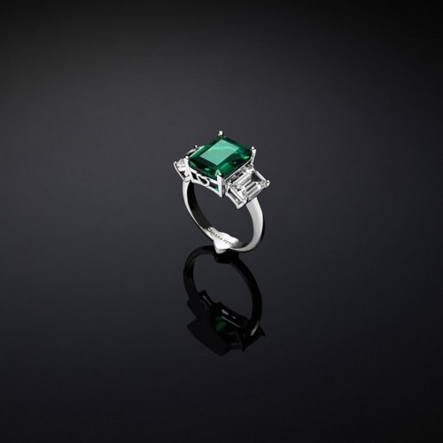 CHIARA FERRAGNI Δαχτυλίδι Emerald Crystals Silver Metal J19AWJ05012