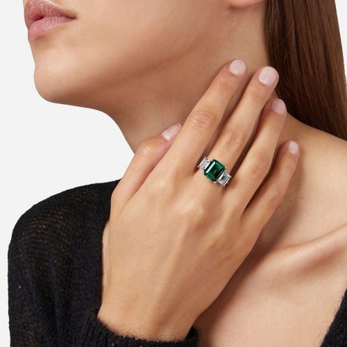 CHIARA FERRAGNI Δαχτυλίδι Emerald Crystals Silver Metal J19AWJ05012