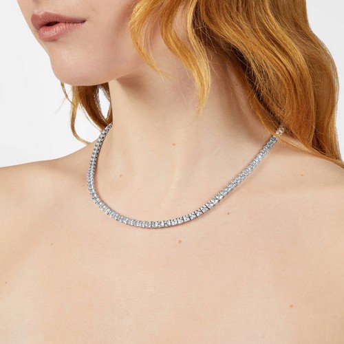 CHIARA FERRAGNI CLASSIC J19AVJ07 Ασημένιο Κολιέ Με Πέτρες