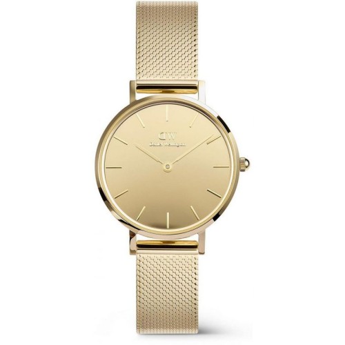 DANIEL WELLINGTON Petite Reflection Ρολόι Χρυσό με Μεταλλικό Μπρασελέ και Χρυσό Καντράν