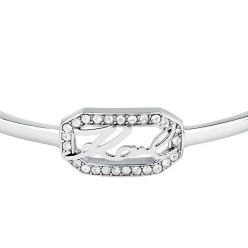 KARL LAGERFELD CRYSTALS KLAYC29 Γυναικείο Βραχιόλι Χειροπέδα Με Λογότυπο