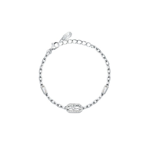 KARL LAGERFELD CRYSTALS KLAYC34 Γυναικείο Βραχιόλι Ασημένιο Με Λογότυπο
