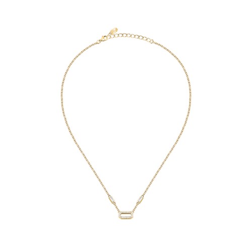 KARL LAGERFELD CRYSTALS KLAYC10 Γυναικείο Κολιέ Χρυσό Με Σχέδιο Με Πέτρες
