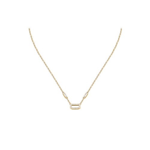 KARL LAGERFELD CRYSTALS KLAYC10 Γυναικείο Κολιέ Χρυσό Με Σχέδιο Με Πέτρες