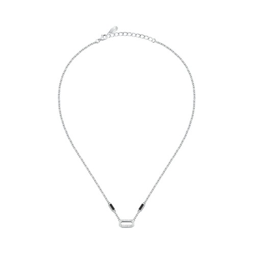 KARL LAGERFELD CRYSTALS KLAYC11 Γυναικείο Κολιέ Ασημένιο Με Πέτρες