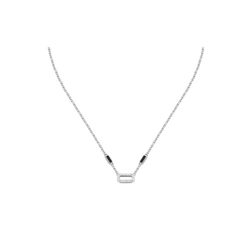 KARL LAGERFELD CRYSTALS KLAYC11 Γυναικείο Κολιέ Ασημένιο Με Πέτρες