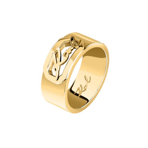 KARL LAGERFELD CRYSTALS KLAYC530-No.14 Γυναικείο Δαχτυλίδι Χρυσό Με Λογότυπο