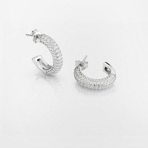 CHIARA FERRAGNI SILVER COLLECTION J19AXD38 Σκουλαρίκια Ασημένια Με Πέτρες