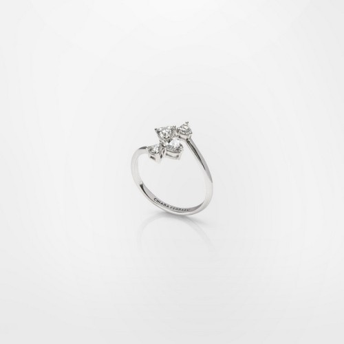 CHIARA FERRAGNI SILVER COLLECTION J19AXD28016 Δαχτυλίδι Ασημένιο Με Καρδιές