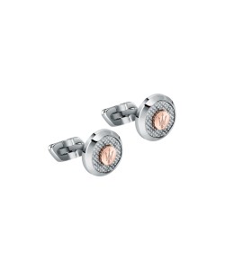 MASERATI CUFFLINKS JM223ATK20 Ασημένια Μανικετόκουμπα