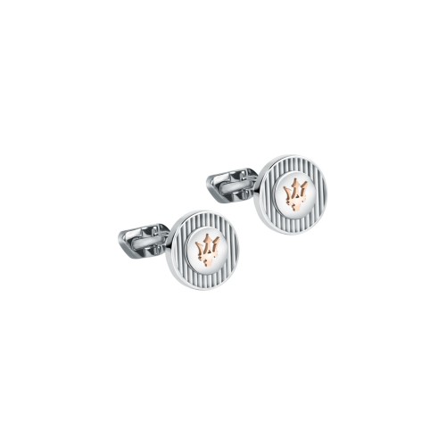 MASERATI CUFFLINK JM121ATK14 Ασημένια Μανικετόκουμπα